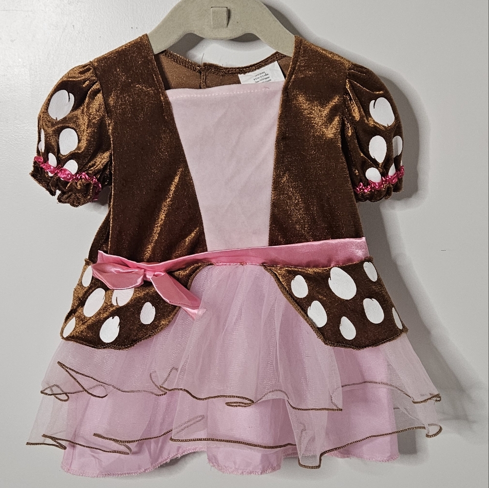 InCharacter Costumes Deer‎ Tutu Halloween Costume 6-1× Months Dress Only~Animal
